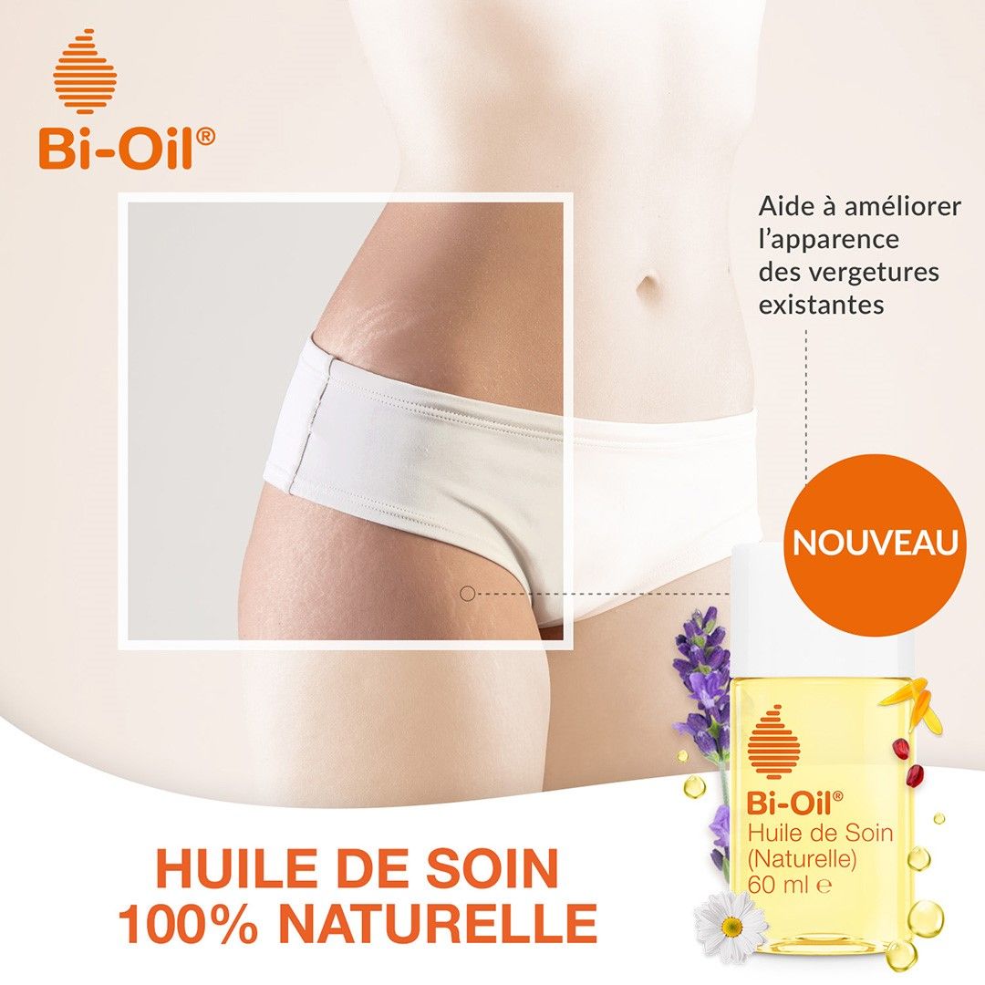 Bi Oil Huile De Soin Naturelle 60 ML