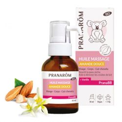 Pranarom PranaBB Huile Massage Amande Douce 30 mL