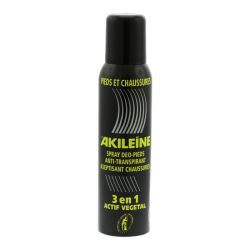 Akileine Spray Spray Déo-pieds Anti-transpirant Assainissant  150 mL