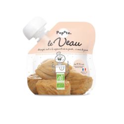 POPOTE GOURDE VEAU BIO 60G