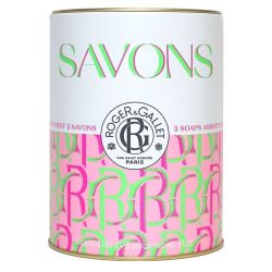 Roger Gallet Coffret savons Bienfaisants Rose - Rose thé - Feuille de thé 3x100g