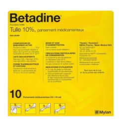 Betadine Tul10 10X10Pans Pe10