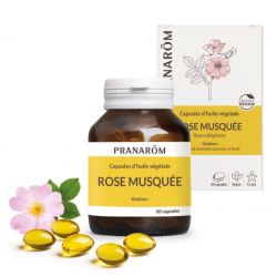 Pranarom Huile végétale Rose Musquée 60 capsules