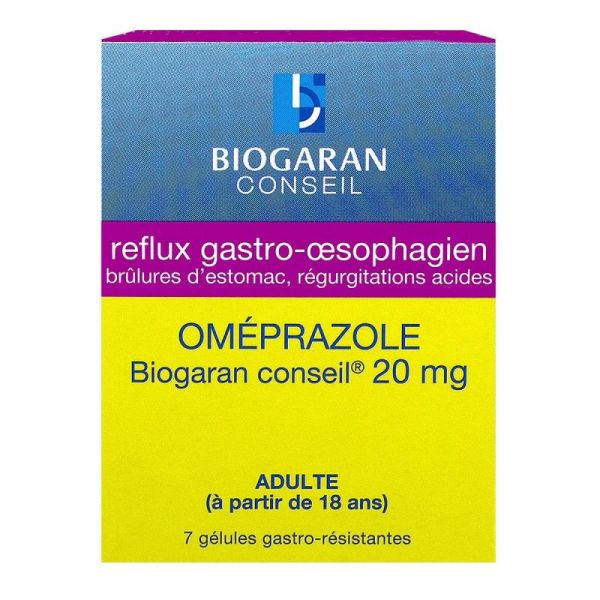 Omeprazole Bgc 20Mg Gelu Fl7