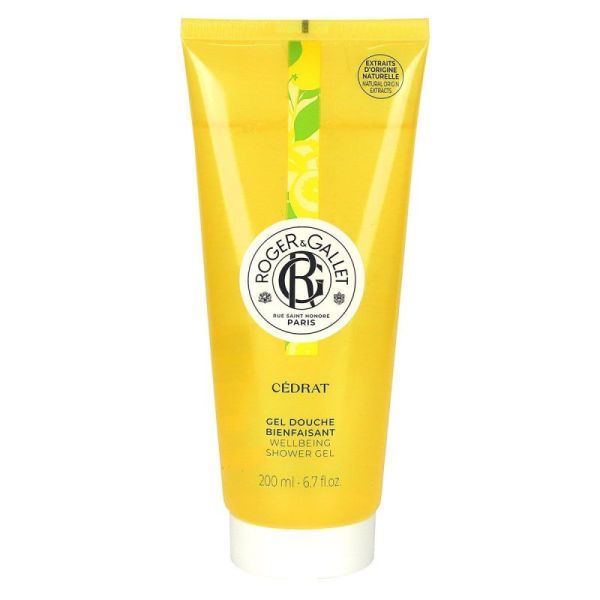 Roger Gallet Gel Douche Cedrat Tube 200mL