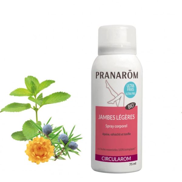 Pranarom Circularom Spray Circulation jambes légères 75mL