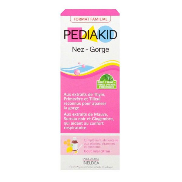 Pediakid Nez Gorge Goût Miel Citron Flacon de 250mL