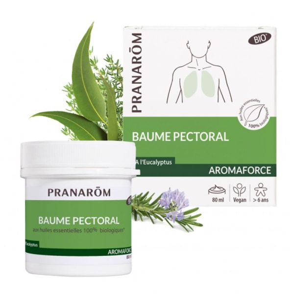 Pranarom Aromaforce Baume Pectoral 80 mL