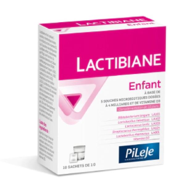 Pileje Lactibiane Enfant Sachets 10