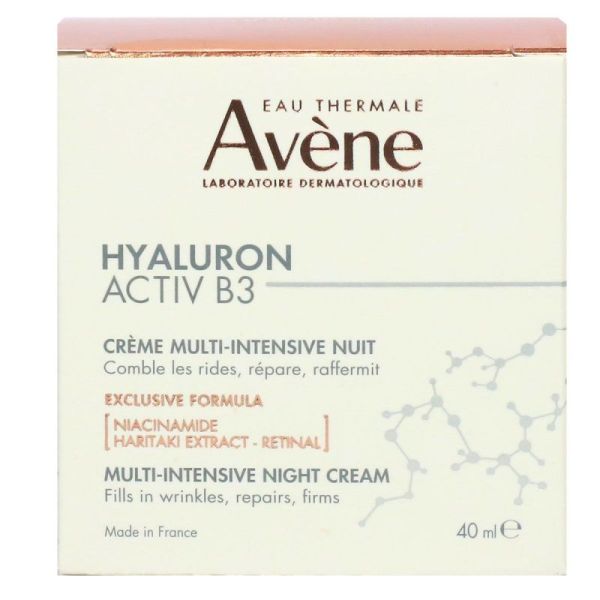 Avene Hyaluron Activ B3 Crème Nuit Multi-Intensive 40mL