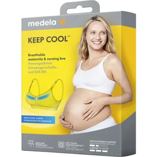 Medela Soutien-gorge d’allaitement respirant Keep Cool S blanc