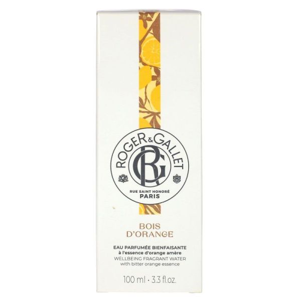 Roger Gallet Eau Parfum Bienfaisante Bois Orange Fl100mL