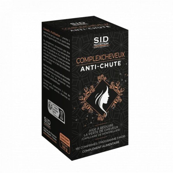 Sid Complexe Cheveux Anti-Chute 180 Comprimés