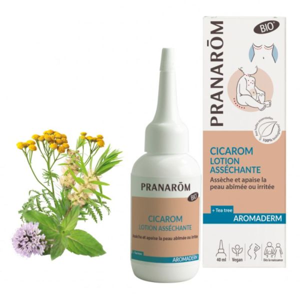 Pranarom Aromaderm Cicarom Lotion Asséchante Bio 40 mL