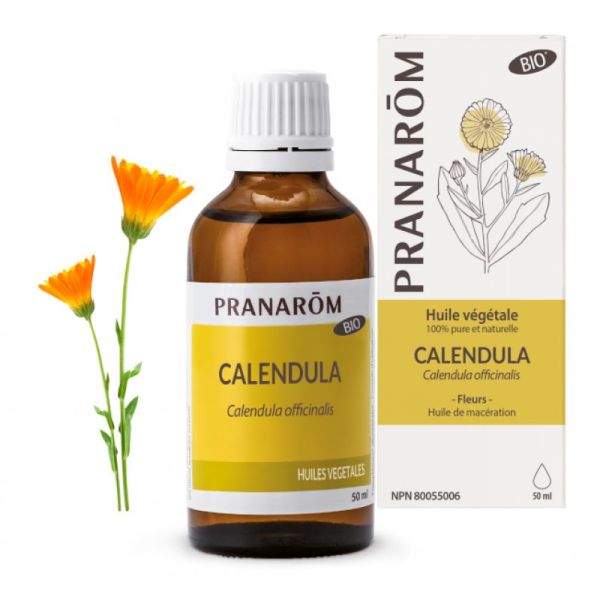 Pranarom Huile végétale Calendula Bio 50Ml