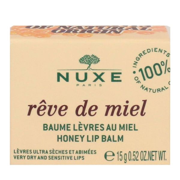 Nuxe Baume Lèvres Rêve de miel 15G