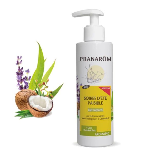 Pranarom Aromapic Lait Corporel Soirée d'Eté Paisible 200mL