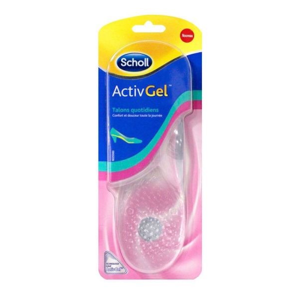 Scholl ActivGel Semelles Talons Quotidiens 35-40.5