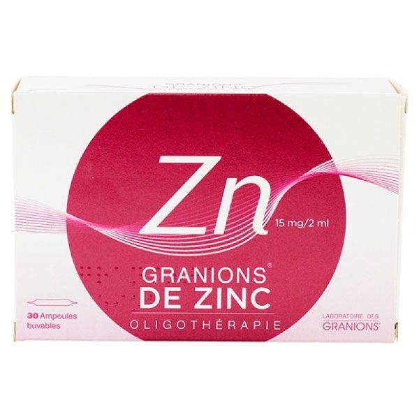 Granions Zinc Buv Amp2Ml 30