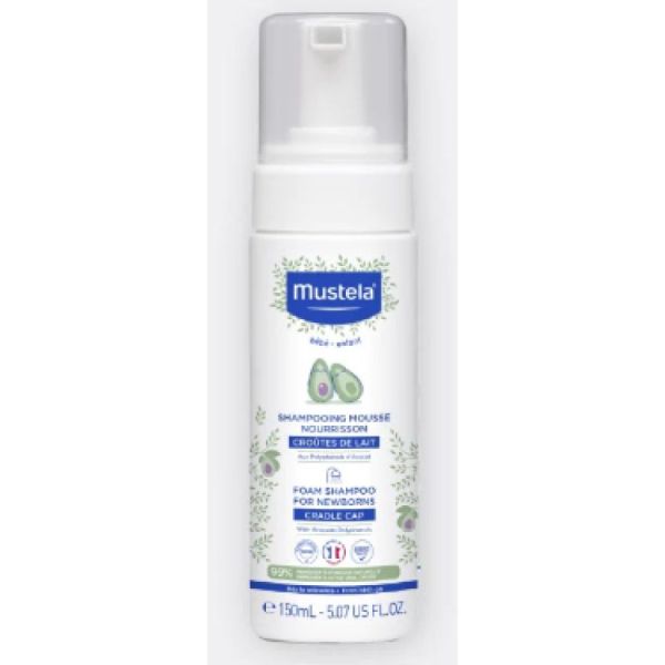 Mustela Shampoing Mousse Nourrisson 150 mL