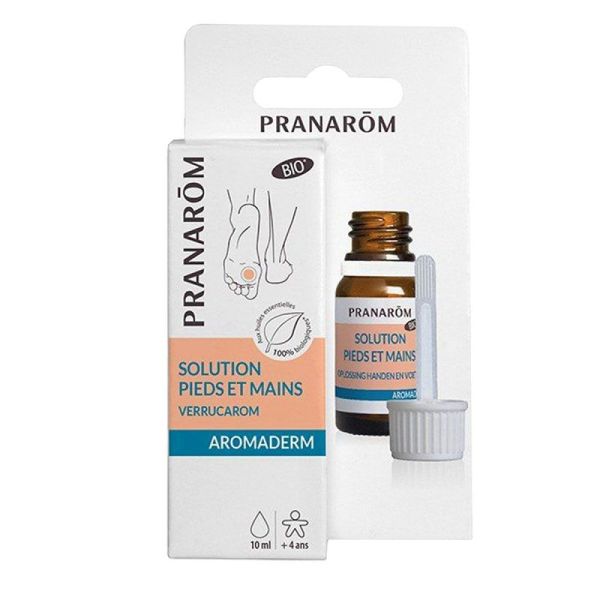 Pranarom Aromaderm Solution Pieds et mains 10 mL