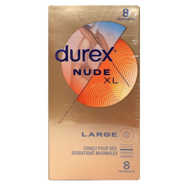 Durex Nude Xl Bte 8