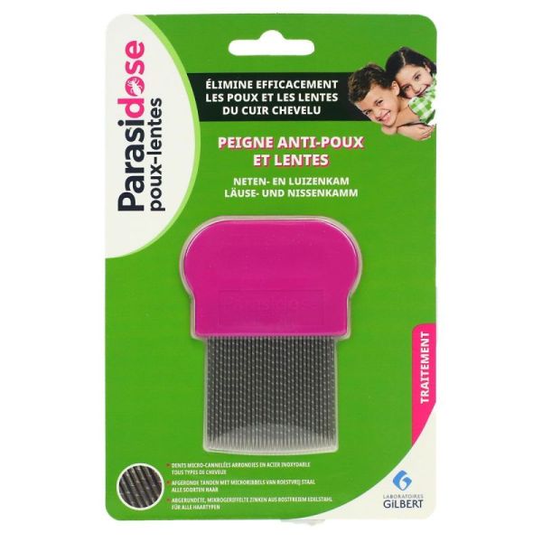 Parasidose Peigne Anti-Poux Dents Cannele