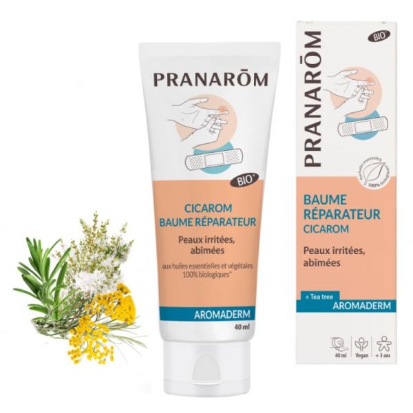 Pranarom Aromaderm Baume Réparateur Tube 40 mL