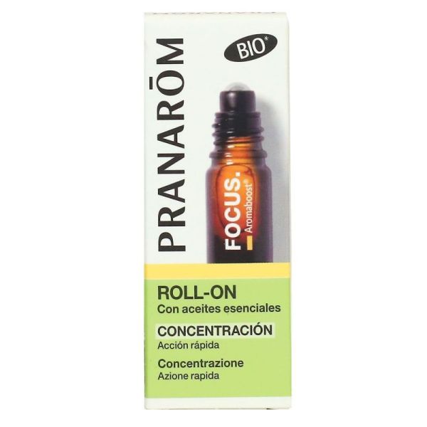 Pranarom Aromaboost Roller Focus Bio 5Ml