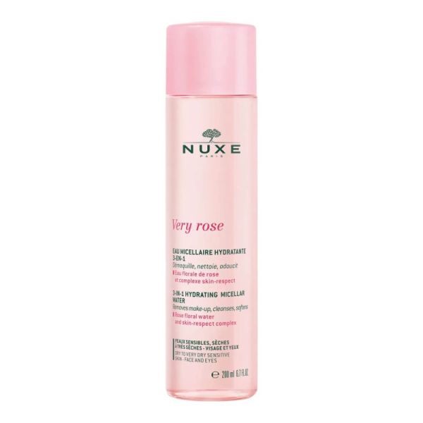 Nuxe Very Rose Eau Micellaire Hydratante Peaux Sèche 200mL