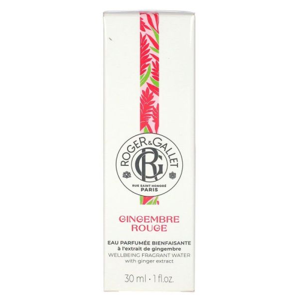 Roger Gallet  Eau Parfum Bienfaisante Gingembre Rouge Fl30mL