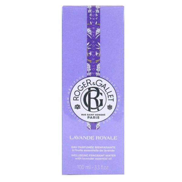 Roger Gallet Eau Parfumée Bienfaisante Lavande Royale 100mL