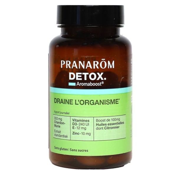 Pranarom Aromaboost Detox 60 Caps