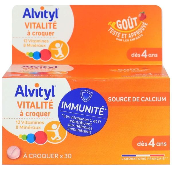 Alvityl Vitalite A Croquer Cpr40