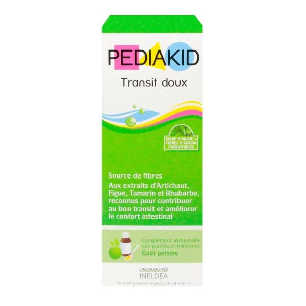 Pediakid Transit Doux Goût Pomme Flacon de 125mL