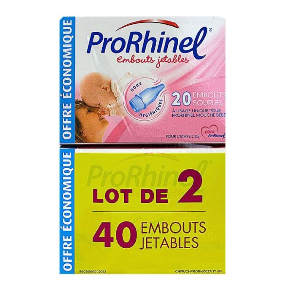 Prorhinel Embouts X 20 Lot 2