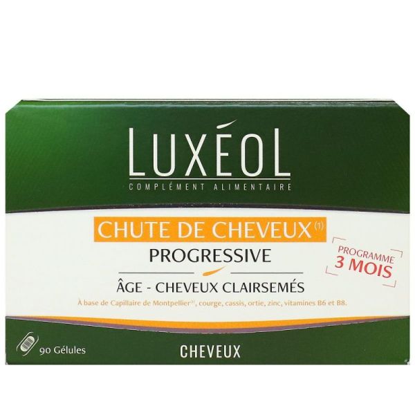 Luxeol Chute Cheveux Progressive 3 Mois