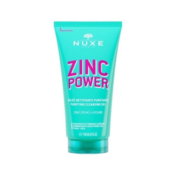 Nuxe Zinc Power Gel Nettoyant Tube 150Ml