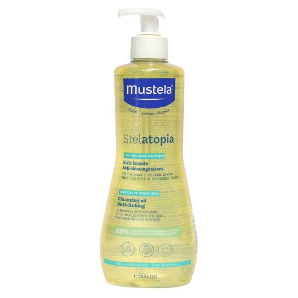 Mustela Stelatopia Huile Lavante Fl 500 mL