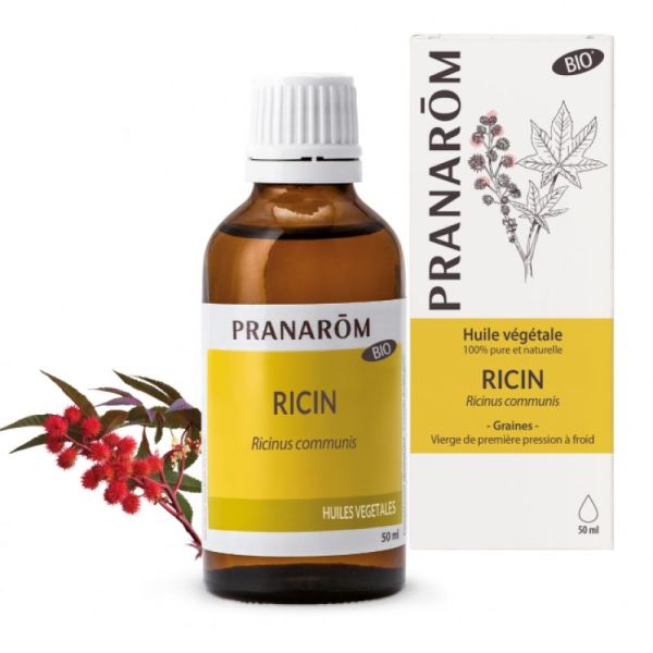 Pranarom Huile végétale Ricin Fl50Ml 1