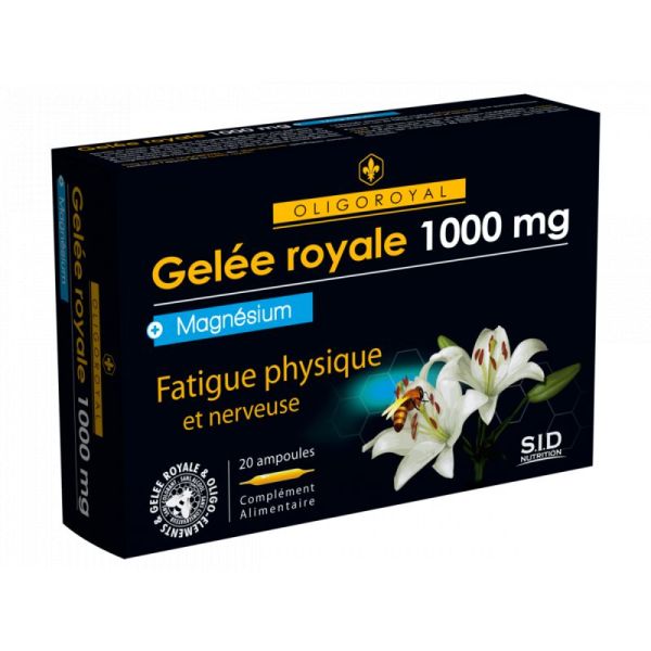 Sidn Oligoroyal Gelée Royale Magnésium 20 Ampoules