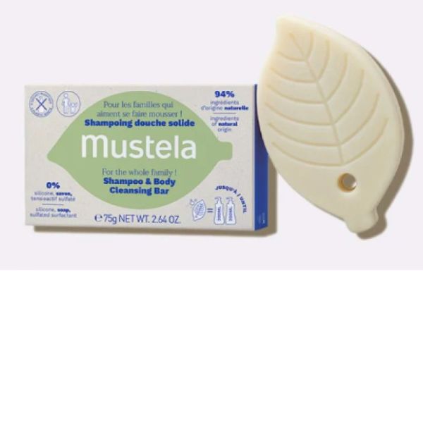 Mustela Shampoing Douche Solide 75g