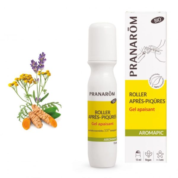 Pranarom Aromapic Roller Après-piqures Gel Apaisant Bio 15 mL